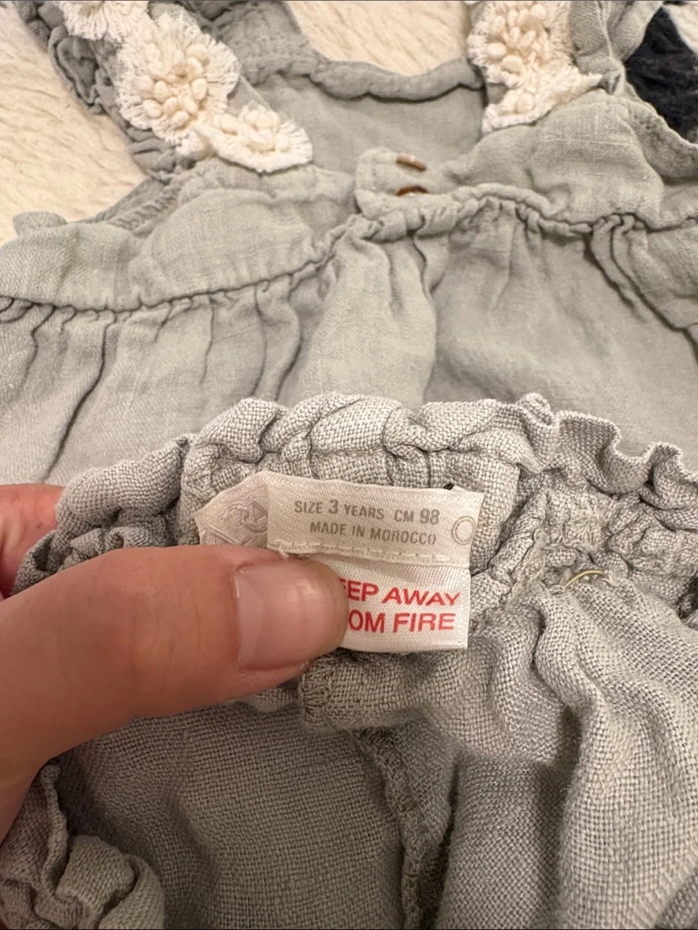 Zara Linen Floral Set